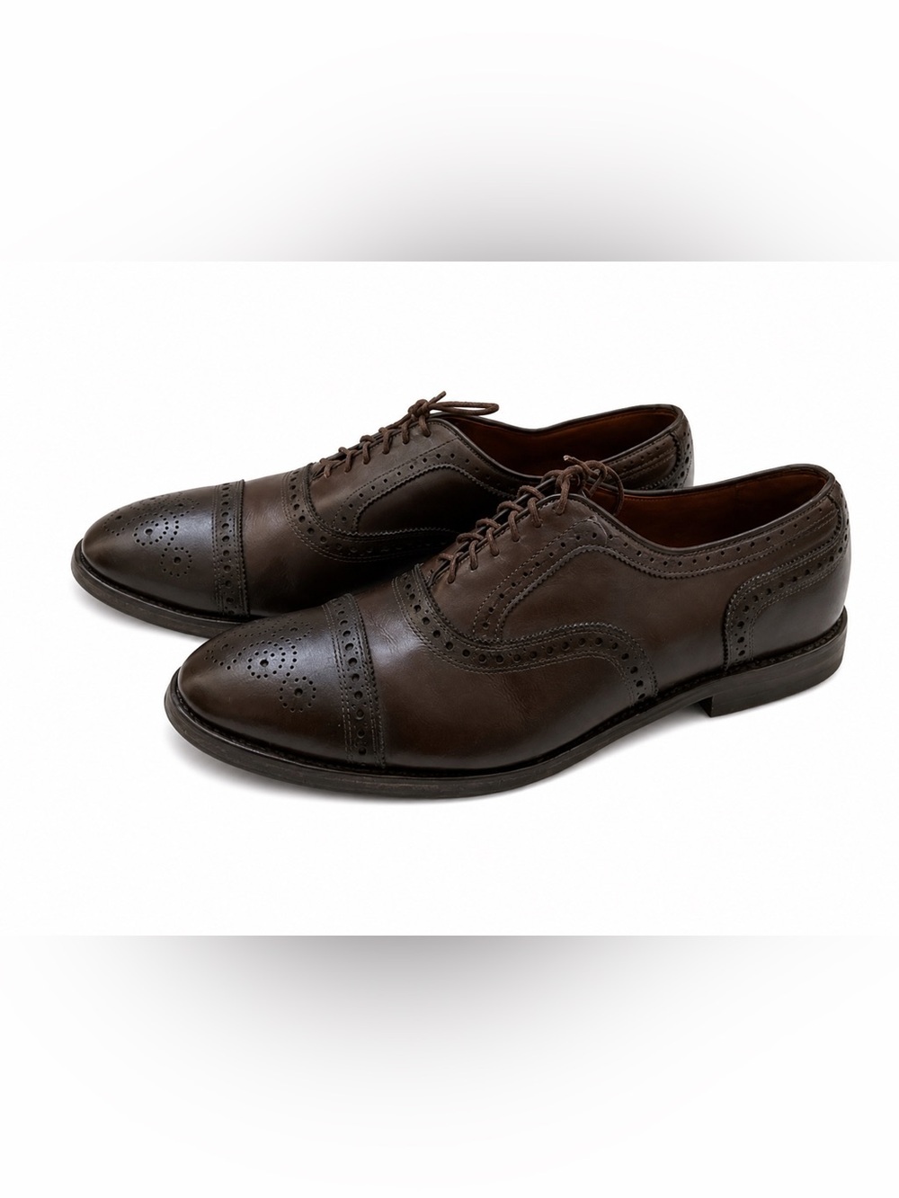 Allen Edmonds Men Dark Brown Dress Shoes.Size-11